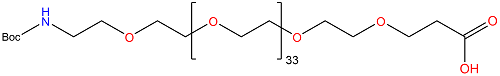 Boc-N-amido-PEG36-acid